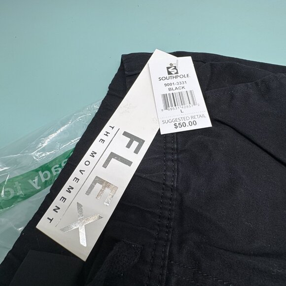 southpole flex the movement black pants mens large 34x30 - Picture 3 of 8